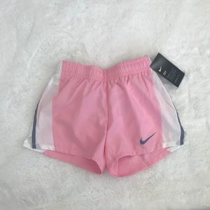 Nike Dry Girls Small Pink Running Shorts NWT